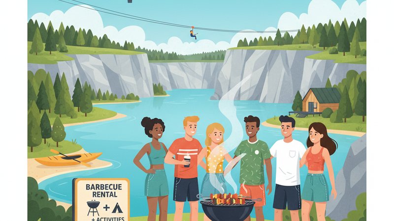 Летний отдых в Рускеале: аренда мангала и активный досуг на природе.